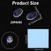 10 Pairs Eye Glasses Nose Pads Slip On Silicone Glasses Nose Pads Non Slip Eyeglass Noses Pieces Replacement for Sunglasses Soft Cushion Noses Grips view 3
