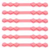 HEALEEP 10pcs Pink Silicone Mask Ear Hook Extenders Adjustable Anti Mask Strap Buckle for Face Ear Saver Comfortable Cord Extension for Daily Use view 1