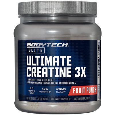 BodyTech Elite Ultimate Creatine 3X - Fruit Punch (1.07 Lbs./30 Servings)