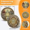 11 Year Family Strong Sobriety Coin Journey into Serenity NA Medallion Spiritual Token for Recovery & Clean Time Empowering NA AA Chips Gift for Men & Women view 3