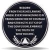 19 Year Dinosaur Hatch Sobriety Coin Breaking Through NA Medallion Fun & Powerful Token for Recovery & Clean Time Empowering NA AA Chips Gift for Men & Women view 2