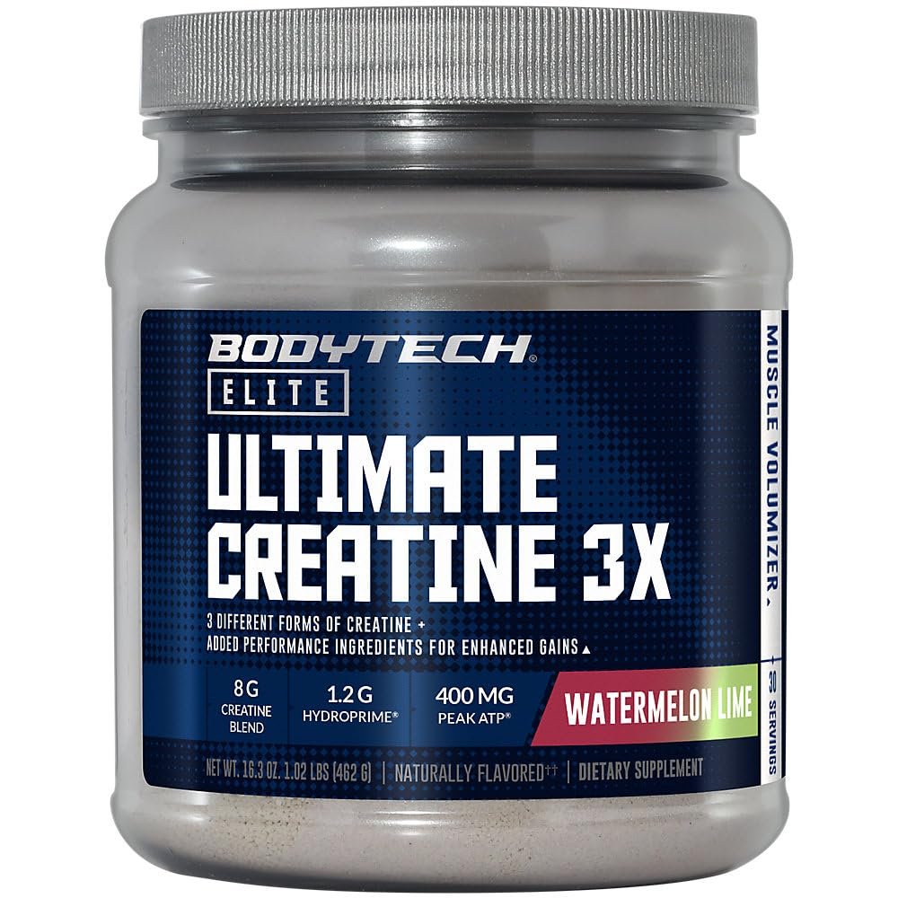 BodyTech Ultimate Creatine 3X - Watermelon Lime (1.07 lbs./30 Servings)