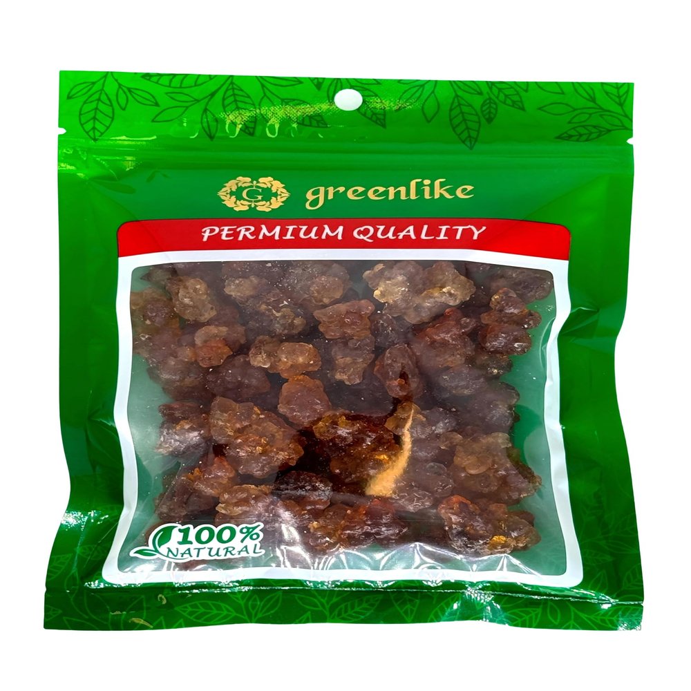 Greenlike Wild Peach Gum, 100% Natural Tao Jiao , Edible Peach Resin for Herbal Jelly, Health Desserts & Beauty Food, No Additives, 8oz