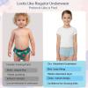 FUVVRVAL Girls' Absorbency Briefs, Leakproof Underwear for Light Bedwetting, Soft Reusable Protection for Confident Nights, Kids 6-13 view 2