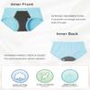 FUVVRVAL Girls' Absorbency Briefs, Leakproof Underwear for Light Bedwetting, Soft Reusable Protection for Confident Nights, Kids 6-13 view 4
