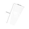 Beatifufu 50pcs Flower Bouquet Wrap Bags Cellophane Packaging Paper for Fresh Flowers Valentines Day Bridal Floral Wrap view 2