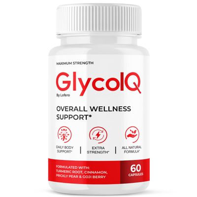 Glyco IQ Capsules, GlycoIQ Supplement Pills with Advanced Maximum Strength and Balance Support Formula, All-Natural Premium Ingredients for Overall Health & Wellness with Multivitamins (60 Capsules)