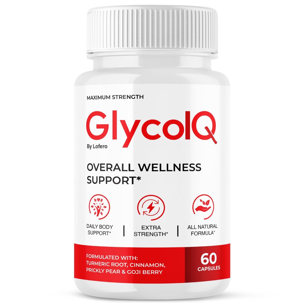 Glyco IQ Capsules, GlycoIQ Supplement Pills with Advanced Maximum Strength and Balance Support Formula, All-Natural Premium Ingredients for Overall Health & Wellness with Multivitamins (60 Capsules)