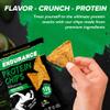 Natural Endurance Protein Chips - Healthy Low Carb Chips, 12g of Protein per Bag, Non GMO, Made with Avocado Oil, Vegan, Nut Free, On the Go Snack - Herbs & Spices Flavor, 1.38 oz Bags (Pack of 8) view 3