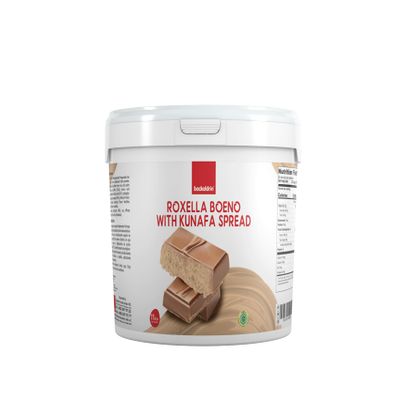 Premium Biscuit Hazelnut Cream Spread with Kunafa 11 lb Smooth & Crunchy Dessert Spread (Bueno-Style) Rich Flavor for Baking, Desserts & Food Service