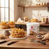 Premium Biscuit Hazelnut Cream Spread with Kunafa 11 lb Smooth & Crunchy Dessert Spread (Bueno-Style) Rich Flavor for Baking, Desserts & Food Service view 2