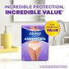 Always Discreet Essentials Adult Diapers for Women, Postpartum Essentials, Disposable Briefs, Unscented Incontinence Underwear Bladder Leak Protection, Size L, 56 Count view 3