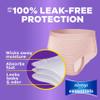 Always Discreet Essentials Adult Diapers for Women, Postpartum Essentials, Disposable Briefs, Unscented Incontinence Underwear Bladder Leak Protection, Size L, 56 Count view 4