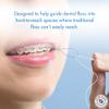 Acclean Floss Threaders, Dental Floss Threaders for Bridges, Orthodontic Appliances & Implants, 1,000 Count (100 Packs of 10) view 2