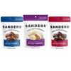 Sanders Sea Salt Caramel Bites Variety Pack 3 Pack (7oz Each) White Chocolate, Milk Chocolate & Dark Chocolate Gourmet Caramels view 1