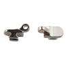 100 Pieces, 1.5x4mm Plastic Glasses Hinges, 4mm Wide Single Hinge Replacement Parts for Glasses Repair view 4