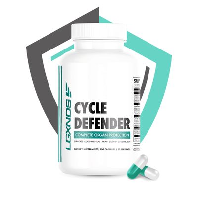 LGXNDS Cycle Defender Organ Superfood - Liver, Kidney & Heart Health Supplement with NAC, Milk Thistle, CoQ10 & Astragalus for Detox, Immunity & Blood Pressure Support, On/Off Cycle - 1 Month Supply