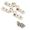 10 Sets, Glasses Hinges, Glasses Accessories, Plastic Frames for Travelers, Glasses Hinges Repair(4MM) view 1