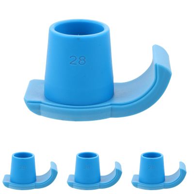IWOWHERO 4PCS Walker Ski Glides: 28mm Nonstick Walker Feet Glide Covers - Seniors Mobility Aids Elderly Walking Gliders Walking Aid Supplies for Indoor Outdoor