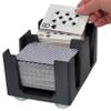 Gliding 6 Deck Playing Card Tray: Heavy Duty Nylon Rollers Help it Slide Across Surfaces for Card Games that use 2-6 Decks of Playing Cards (6 Deck, Black) view 1