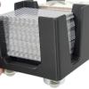 Gliding 6 Deck Playing Card Tray: Heavy Duty Nylon Rollers Help it Slide Across Surfaces for Card Games that use 2-6 Decks of Playing Cards (6 Deck, Black) view 2