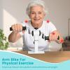 Arm Bike for Physical Therapy with Anti Slip, Desktop Clamp Design, Adjustable Resistance Exerciser for Arm and Shoulder Workout, Suitable for Tabletops 0.4-1.95 in Thick view 2