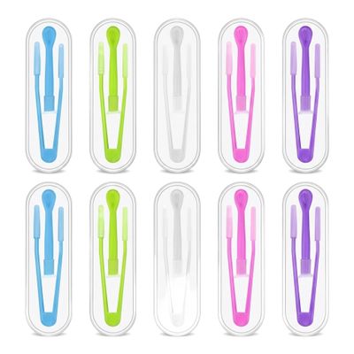10 Pack Contact Lens Remover Tool Kit with Case, Colorful Contact Lens Applicator & Inserter, Soft Tip Tweezers and Suction Cup Contact Lens Removal Tool for Soft and Hard Contact Lenses