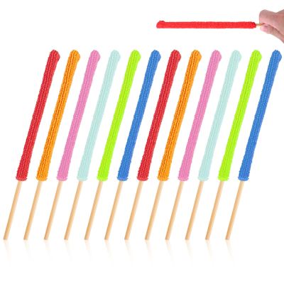 15 PCS Microfiber Detail Duster Sticks, Mini Duster Crevice Cleaning Tool Car Air Vent Cleaner for Home Air Vent Window The Smallest Spaces