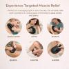 Electric Rolling Massager, Handheld Body Massage Roller with Rotating Rollers, Rechargeable Muscle Relaxation Tool for Arms, Legs, Back and Neck, Portable Personal Care Device view 3