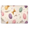 CuwrYet Waterproof Bed Pad Reusable Changing Pad Toddler Mattress Protector Large Pee Pad Baby Diaper Pad Soft Washable Liner Beige Easter Eggs Branches view 1