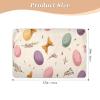 CuwrYet Waterproof Bed Pad Reusable Changing Pad Toddler Mattress Protector Large Pee Pad Baby Diaper Pad Soft Washable Liner Beige Easter Eggs Branches view 2