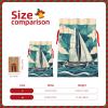 YYEPJKHMA Drawstring Pouch Ocean Sailboat Print Gift Wrapping Bags For Xmas Birthday 4.7 X 6.9 Inches Small view 3