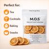 Dried Orange Slices 5 oz Made in USA Naturally Dehydrated Orange Wheels No Added Sugar Single Ingredient Real Orange Peel for Tea Cocktails Baking Snacks view 4
