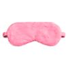 1 Pack Soft Sleep Mask for Women, Comfortable Night Sleeping Blindfold, Plush Fluffy Eye Cover for Men, Travel (Rose) view 1