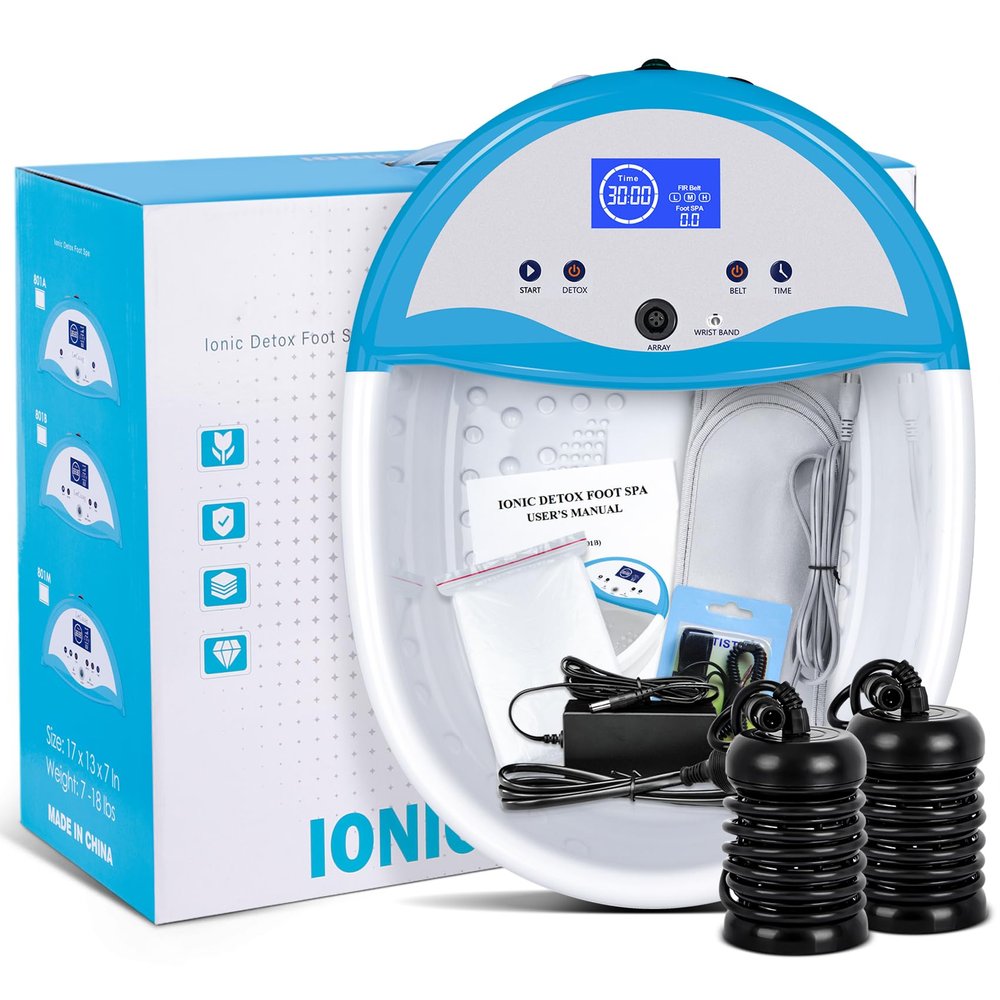 LeCuag Ionic Foot Bath Detox Machine, Ion Foot Spa Cleanse Machine