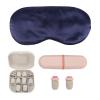 Noise Canceling Earplugs with Eye Patch, Silicone Sleeping Earplugs for Sound Reduction and Light Blocking, Reusable Soft Comfort Fit for Side Sleepers view 1