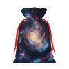 YYEPJKHMA Drawstring Pouch Galaxy Print Gift Wrapping Bags For Xmas Birthday 4.7 X 6.9 Inches Small view 2