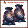 YYEPJKHMA Drawstring Pouch Galaxy Print Gift Wrapping Bags For Xmas Birthday 4.7 X 6.9 Inches Small view 3