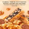 Astragalus Codonopsis Fig Pie with Walnut, Black Sesame & Mulberry, Ready to Eat Individual Packaging, Nutritious Healthy Snacks, Crispy Outside & Glutinous Inside. (259g) view 4