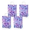 OULUN Purple Demon Party Gift Bags Kids' Birthday Party Favor Bag Purple Demon Theme Paper Tote Bag view 1