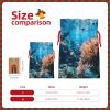 YYEPJKHMA Drawstring Pouch Coral Reef Print Gift Wrapping Bags For Xmas Birthday 4.7 X 6.9 Inches Small view 4