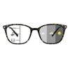 1Pair VisionGlobal Portable Progressive Multifocal Glasses, Photochromic Gray Sunglasses for Unisex Floral,+0.00/+2.00Magnification view 1