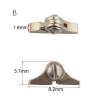 10 Pairs / 1.6mm 2.5mm Glasses Hinges for Repair, Glasses Hinges for Replacement, Perfect for Hinge Replacement(B) view 2