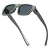 Eyekepper Bifocal Sunglasses for Women Men 3.25, Grey Square Frame view 1