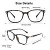 1Pair VisionGlobal Portable Progressive Multifocal Glasses, Photochromic Gray Sunglasses for Unisex Floral,+1.00/+4.00Magnification view 3