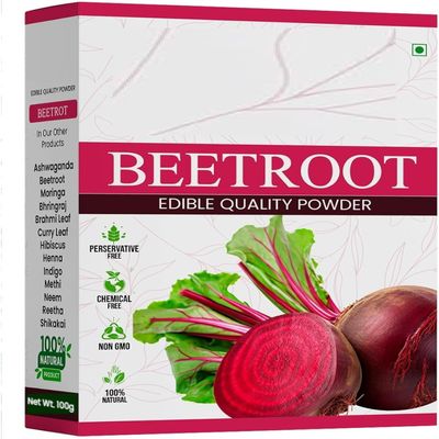 PS Nature Beetroot Powder 100gm for Face | Hair | Lips | Drinking | Glowing & Shiny Skin Face Pack