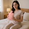 2-Liter Detachable Rubber Hot Water Bottle, Hand Warmer, Bed Warmer, Pain Relief, Ultra Soft Touch (Pink) view 4