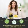 Black Sesame Ball 280g (30 Pills) Handmade with Pure Honey Black RiceBean Natural Grain Snack No Additives view 2