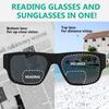 Eyekepper Bifocal Sunglasses for Women Men 1.75, Square 6 Pack view 3