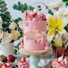 10 Pcs Happy Mother's Day Cake Toppers Acrylic Double Heart Cupcake Picks, Mothers Day Best Mom Cake Side Decoration for Mom's Birthday Baking Party Dessert Biscuits Decor (Gold,rose gold) view 3